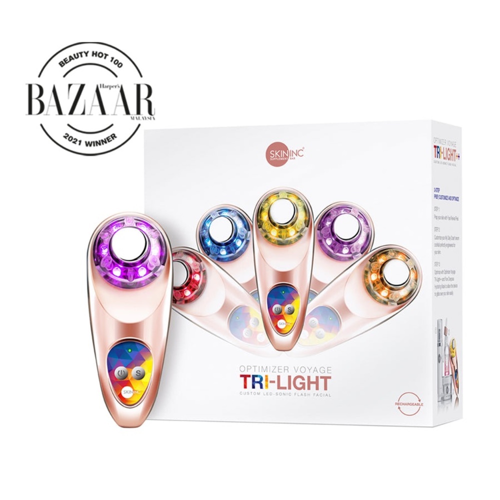 SOLD Skininc Optimizer Voyage Tri-Light ++ USB Rose Gold Chrome - Picture 1 of 3